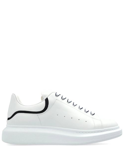 Sneakers in pelle bianca/nera Alexander McQueen | 794506WIEEW9095